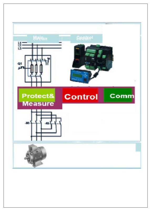 Електронна защита за асинхронни двигатели  РМАС801-100А-схема