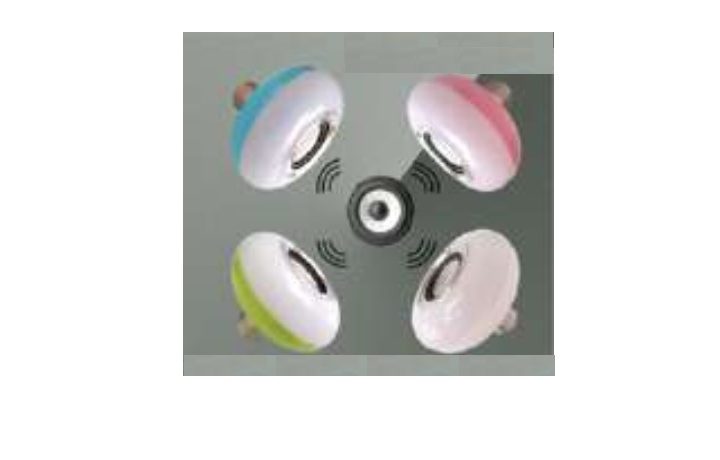 RGB лампа 12 W с Bluetooth високоговорител
