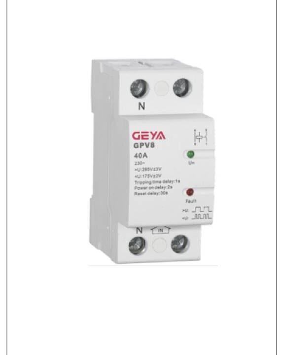Напреженова защита интелигентна монофазна GPV8-63A-2P