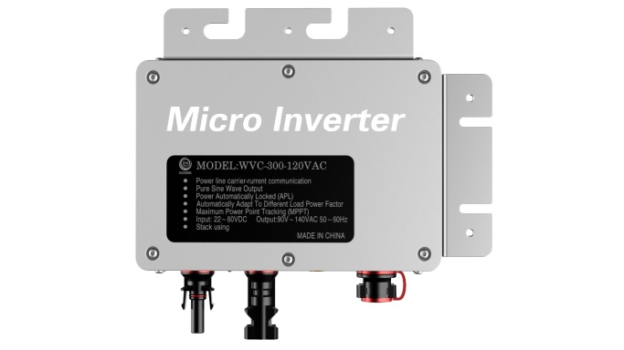 Соларен панелен мрежови инвертор  WVC300W